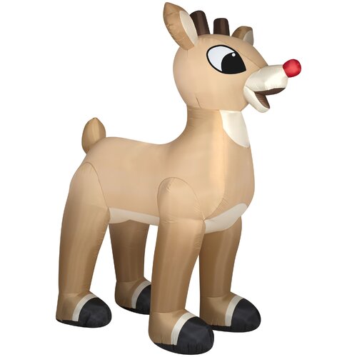 Gemmy Industries AirblownStanding RudolphGiantRudolph Wayfair